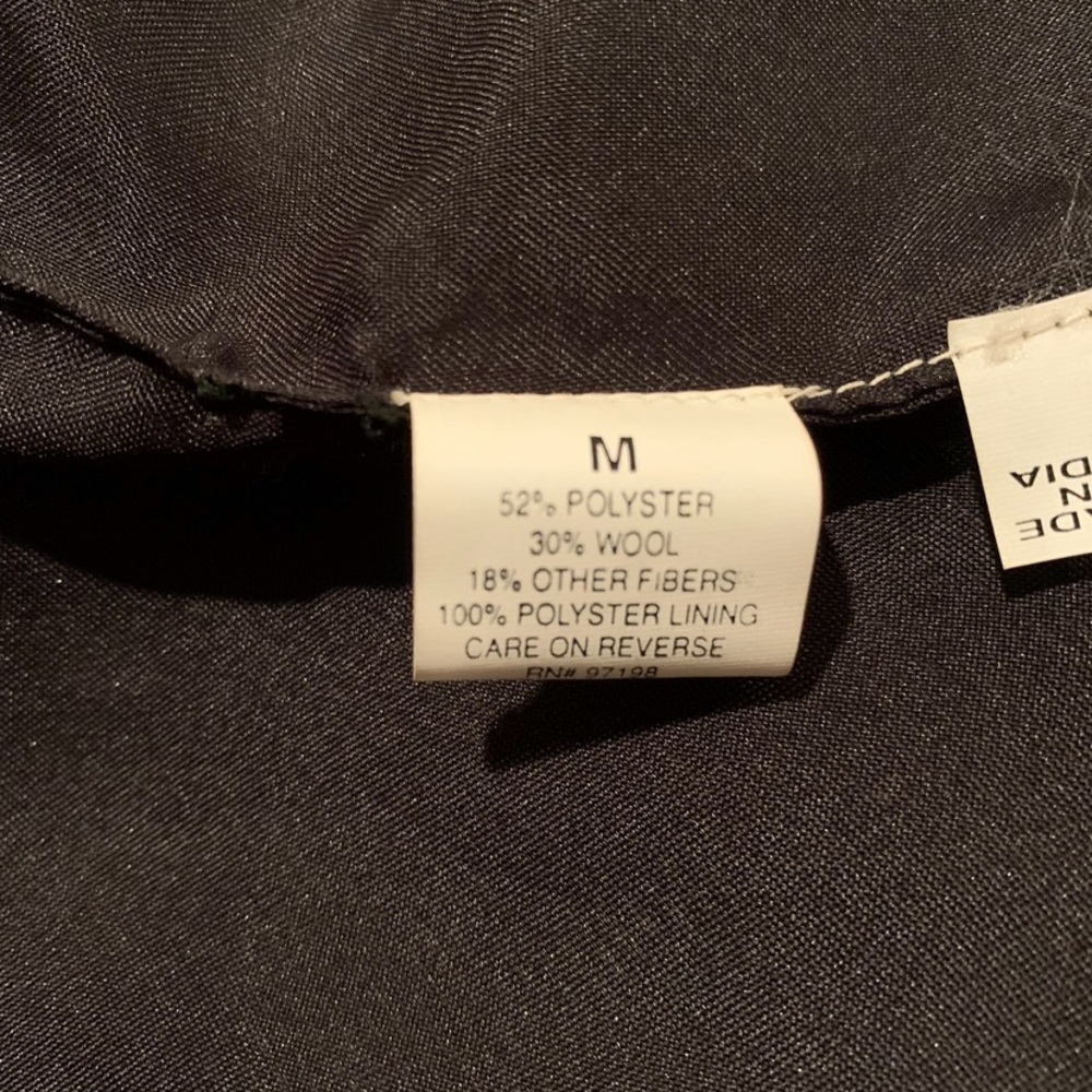 NWT Vintage 1998 Yantha Faux Fur Collar Jacket Blazer Embroidered Boho Chic  Med - Picture 7 of 7